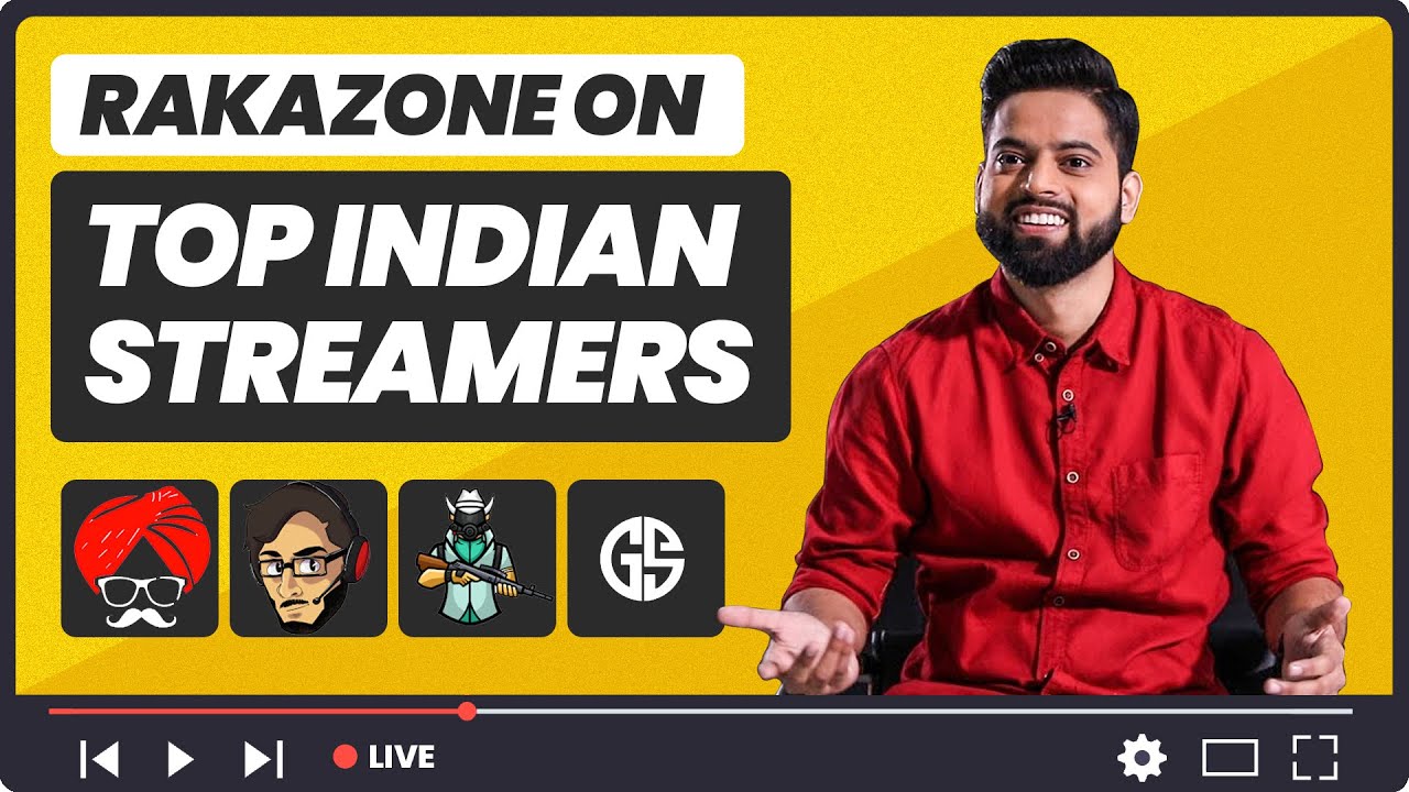 RakaZone Gaming on Top Indian Streamers - YouTube