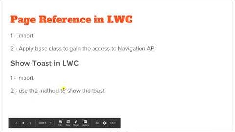 Page Reference in LWC || Show Toast Notification in Web Component #PageReference #ShowToast