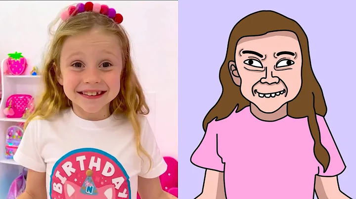 Vlad and Niki's Family opening Christmas presents! l funny drawing meme