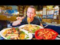 Italian Street Food in Naples!! SEAFOOD SPAGHETTI + Pizza in Naples, Italy!! image