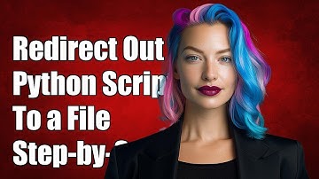 How to Redirect Python Script Output to a File: A Step-by-Step Guide