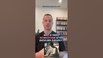 Why Is There So Much Pain After Shoulder Surgery #shouldersurgery #orthopaedicsurgeon