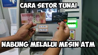 CARA SETOR TUNAI DI ATM (CRM) BANK BRI TERBARU 2022