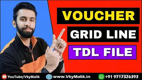 Grid Line TDL File in Tally Prime | All TDL for Tally Prime | Tally Prime Latest TDL Files Download