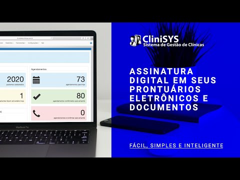 Assinatura Digital Prontuário Eletrônico - CliniSYS Sistema de gestão de Clínicas