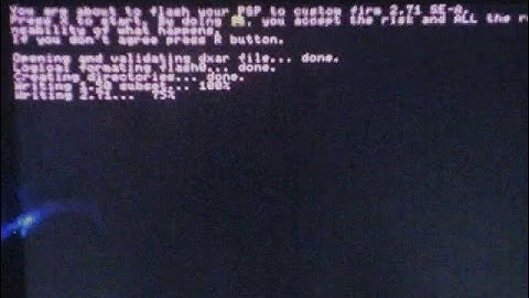 Install of Firmware 2.71 SE-A