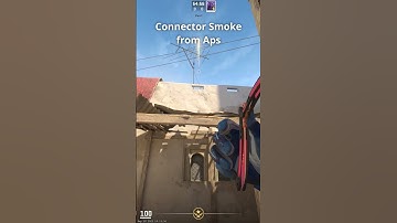 smoke connector from aps on CS2 Mirage #cs2 #counterstrike #shorts