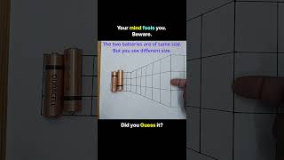 How reality is different than what you see? #illusion #perception