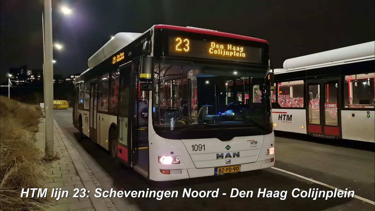 HTM lijn 23: Scheveningen Noord - Den Haag Colijnplein - Scheveningen
