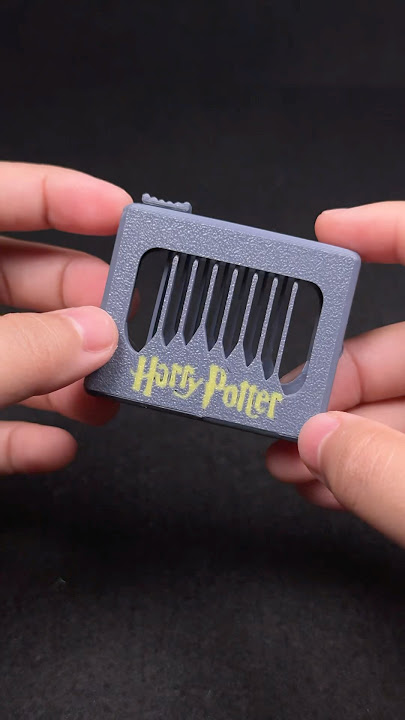 3D Printed Musical Fidget - Harry Potter Theme by kida #3dprinting