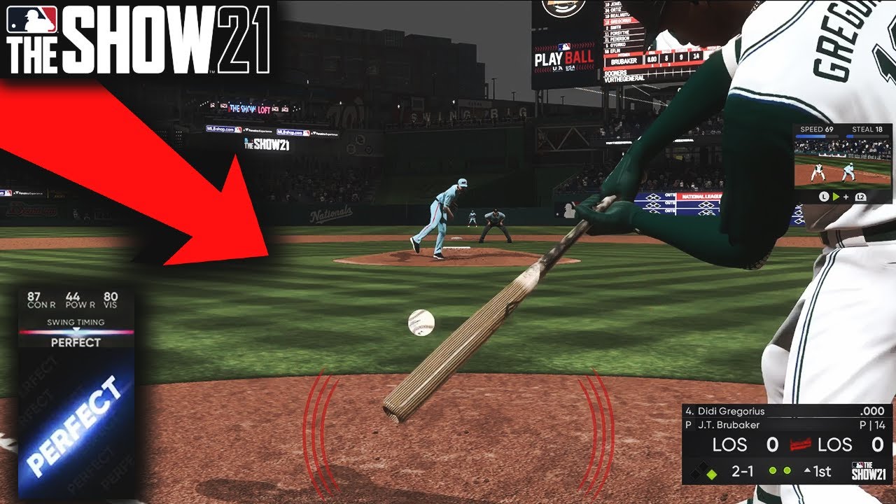 *NEW* OVER POWERED Hitting Tip! Get 3+ Home Runs PER GAME MLB The Show 21! BEST Hitting