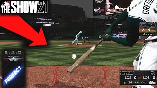 *NEW* OVER POWERED Hitting Tip! | Get 3+ Home Runs PER GAME MLB The Show 21! BEST Hitting Settings