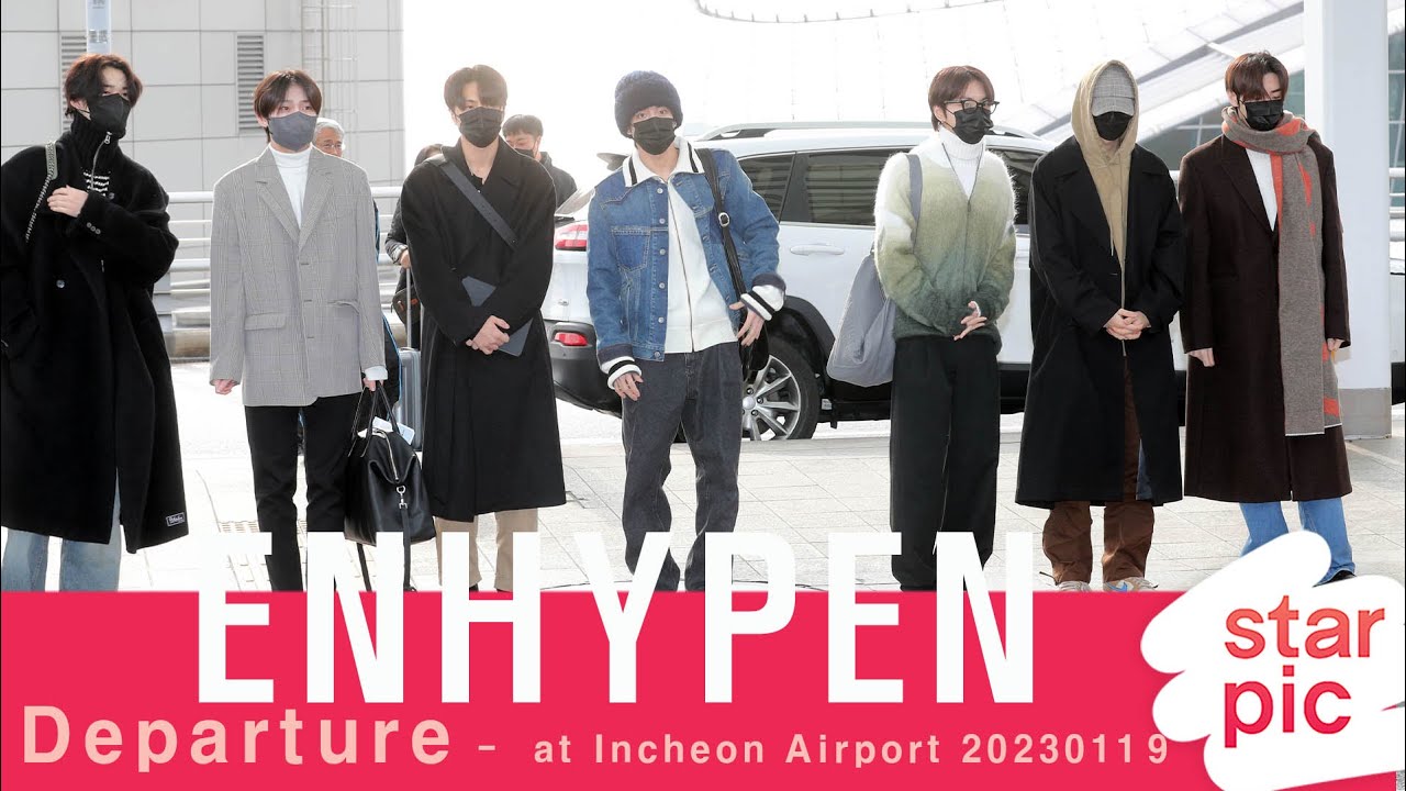 엔하이픈 '오사카 공연 출발!' [STARPIC] / ENHYPEN Departure - at Incheon Airport 20230119