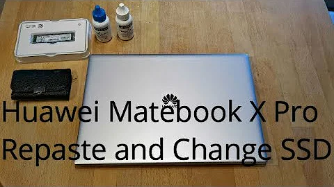 Huawei Matebook X Pro SSD交換とCPU/GPU再ペーストの方法