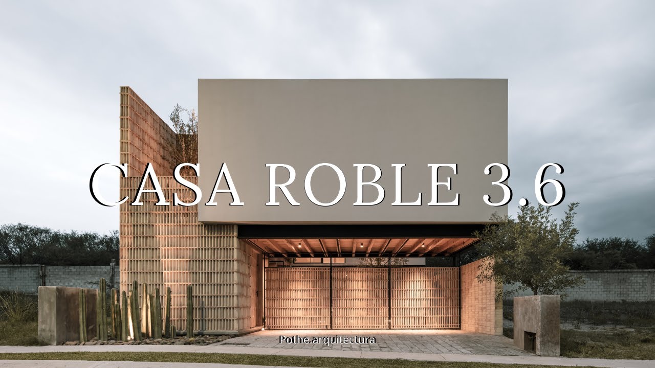 Casa Roble 3.6 | A Patio-Axis House on an Urban Scale