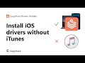 Install iPhone, iPod Touch, and iPad drivers without installing iTunes