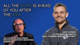 How DO Robots Climb Walls? | Jack Cornes | Co-Founder Hausbots | HB1 wall climbing inspection robot