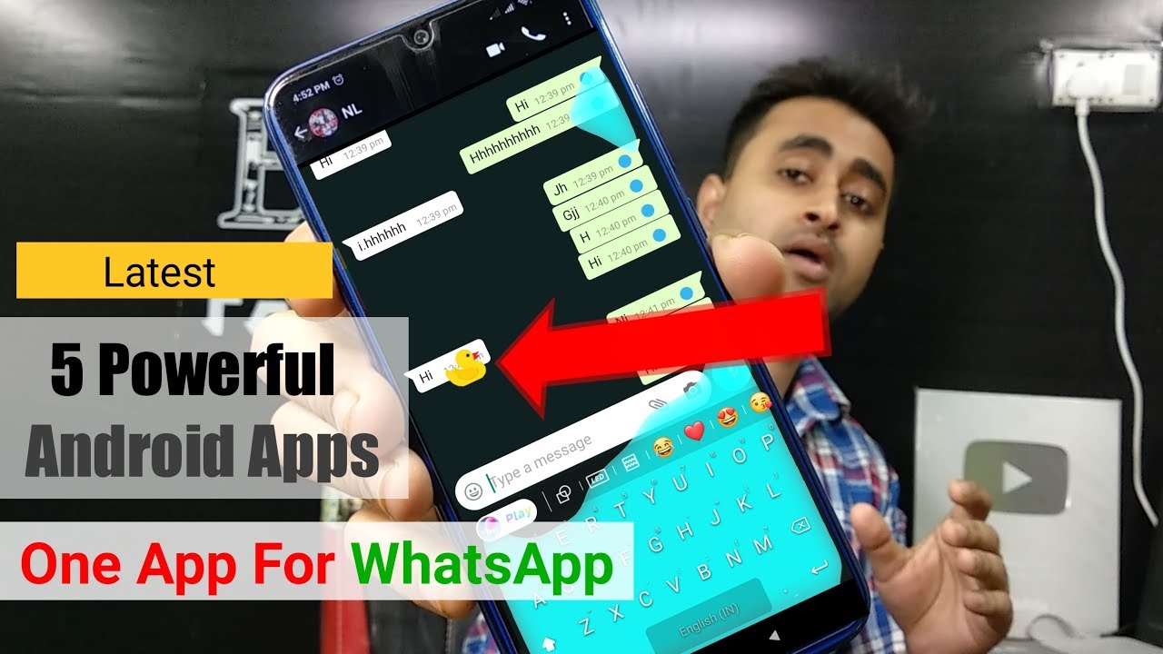 5 SUPER Powerful ANDROID Apps Latest | One App For WhatsApp EFA - YouTube