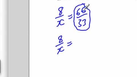 Solving proportions by cross multiplication