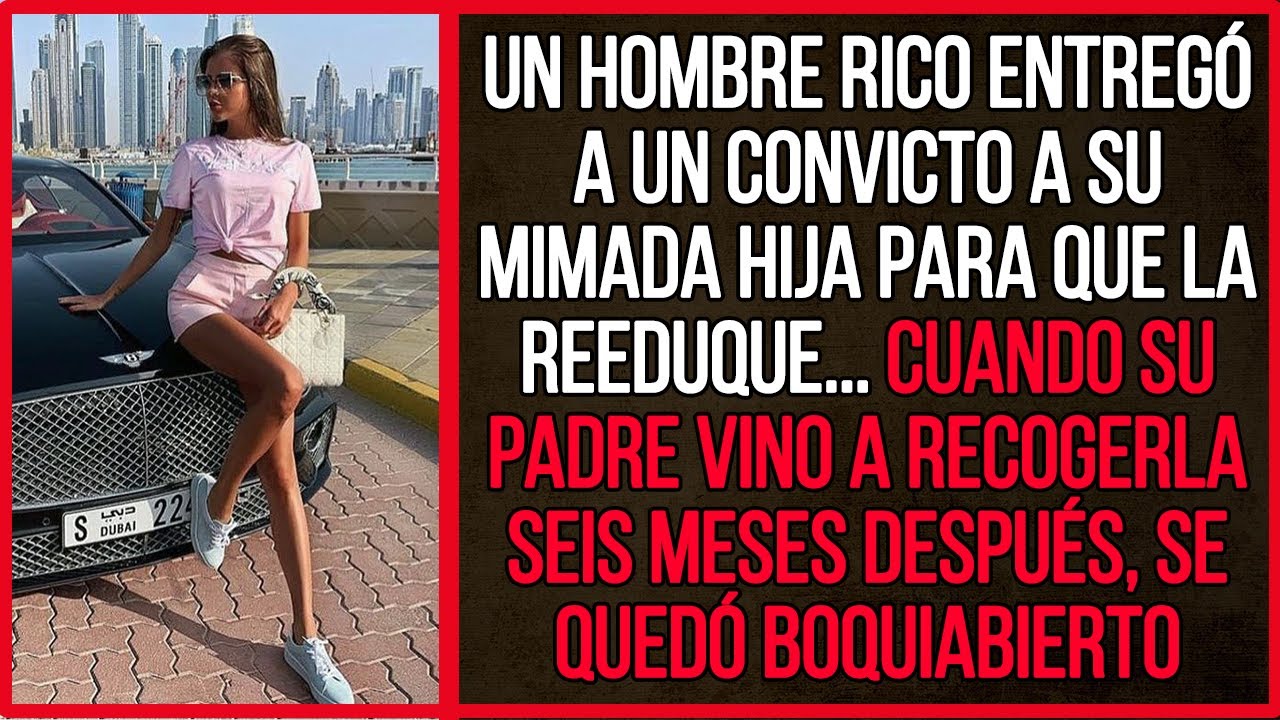 Cuando el padre rico vio a su hija, no podía creer sus ojos.