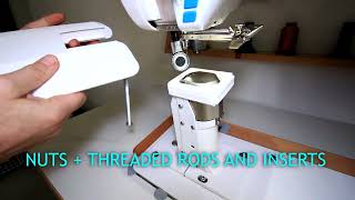 Jack S7 post-bed sewing machine flat-bed addon