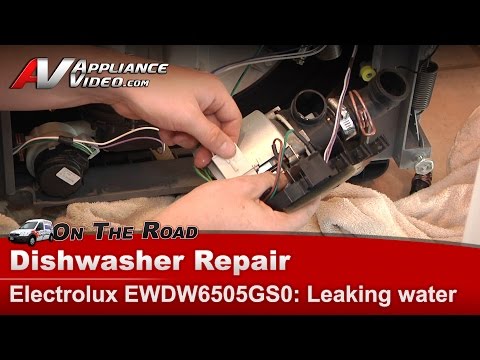 Electrolux & Frigidare Dishwasher Error Code 01 ,Water Leaking From Bottom- EWDW6505GS0