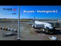 Brussels to washington  brussels airlines airbus a330  flight report