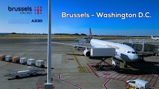 Brussels to Washington | Brussels Airlines Airbus A330 | flight Report