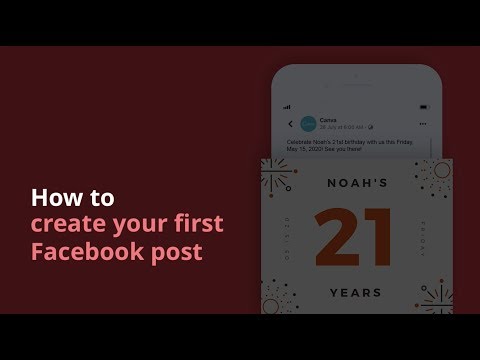 How to create your first Facebook post