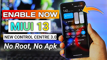 Miui 13 Control Centre 3.0 | How to Enable Miui 13 Control Centre