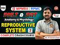 Reproductive system (Part-2) | Class- 21 | Anatomy & Physiology | DMLT & DRT #mpmsu #rpmc