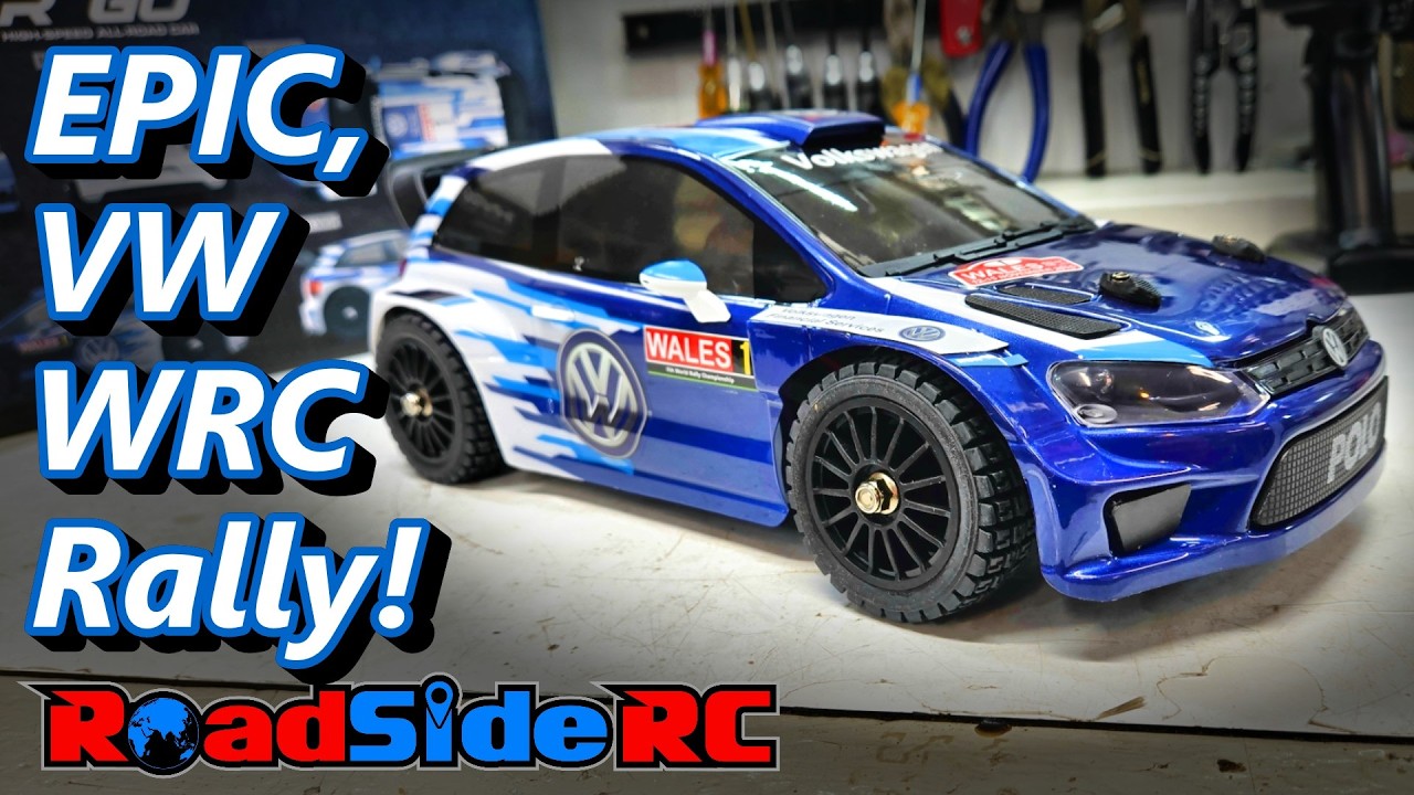 Лучший радиоуправляемый раллийный автомобиль до 150 долларов? HyperGo 14304 VW WRC: полный обзор ...