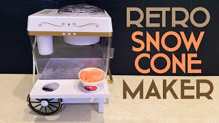 Nostalgia Snow Cone Maker Review: Make Snow Cones at Home