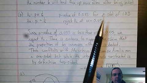 AP Statistics Unit 6 Progress Check 2(b)