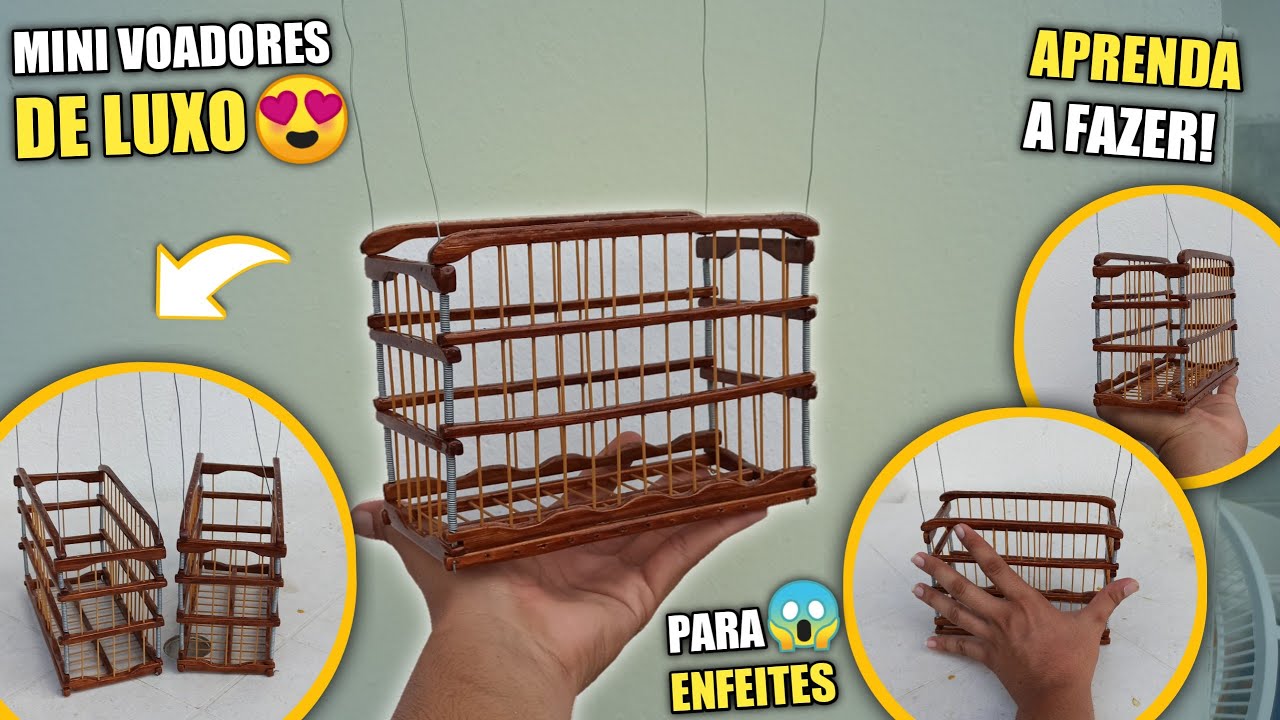 😱 Mini Voadores DE LUXO | PASSO A PASSO! ( Para enfeites )