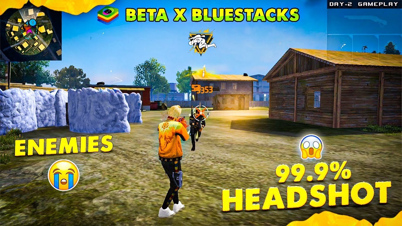 ☠️BETA X BLUESTACKS GAMEPLAY HIGHLIGHTS🥵...