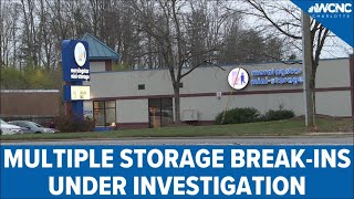 Gastonia Police report storage facility broken into a dozen times this month