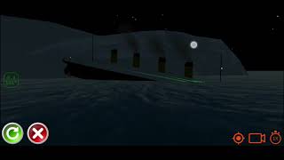 Titanic Hits an iceberg and sinks expect they hit it on port side | Game: Ship Mooring 3d