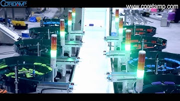 Vibration plate counting filling sealing packaging machine