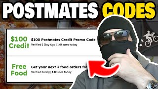 *2024 UPDATE* Postmates Promo Code for $100 & Free Food | Working Postmates Coupon Codes!