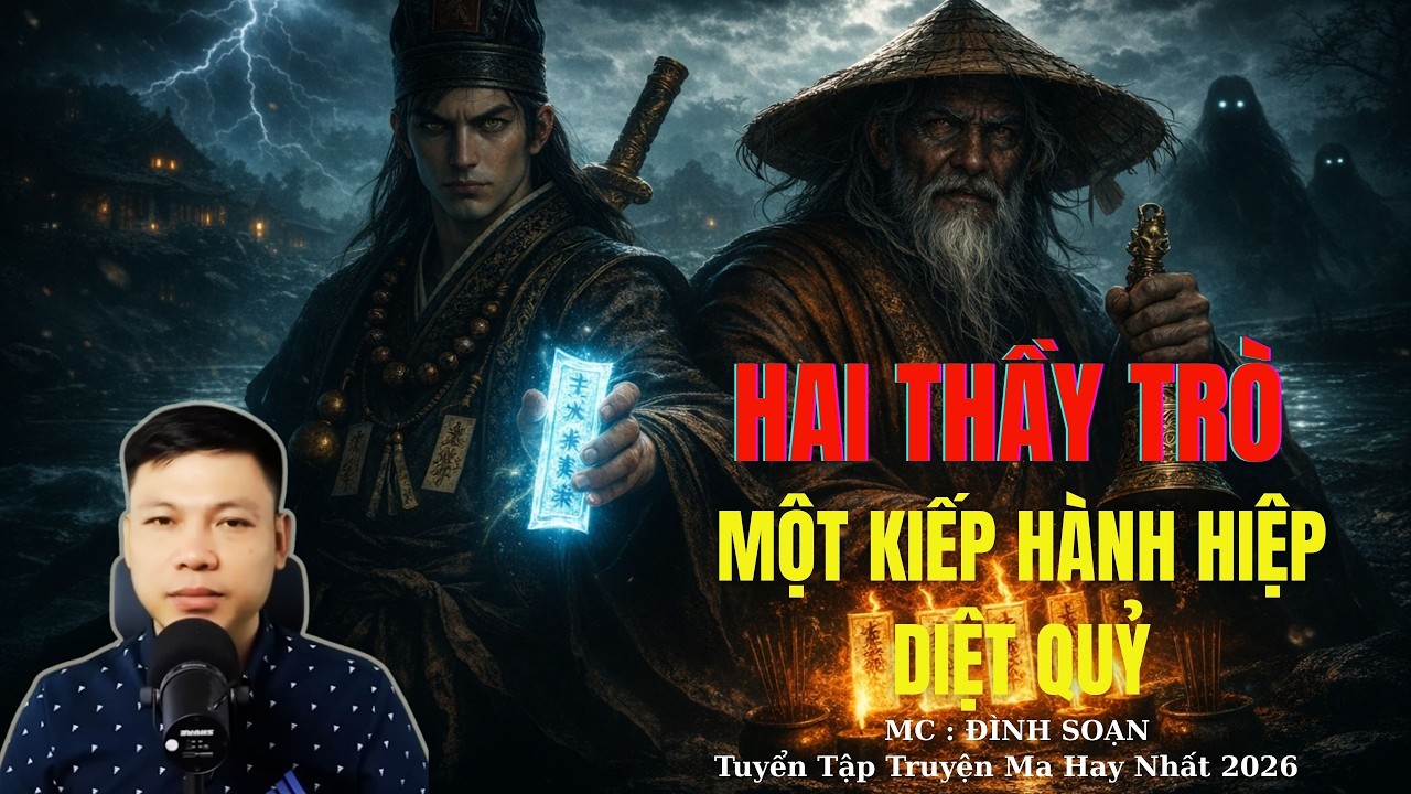 Truyện Ma Đình Soạn : HAI THẦY TRÒ MỘT KIẾP HÀNH HIỆP DIỆT QUỶ | TUYỂN TẬP TRUYỆN MA ĐÌNH SOẠN .
