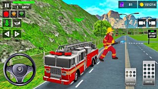 Fire Truck Emergency Driving in Driving Academy 2 - Best Android Gameplay screenshot 2
