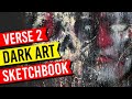 Dark art painting sketchbook experiment 02 sketchbook ideas  art inspiration
