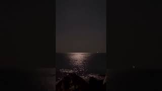 Nighttime Ocean Waves 🌊