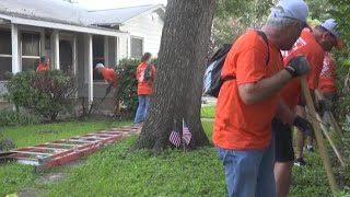 600 volunteers repair, renovate local veteran homes