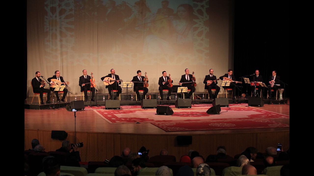 ORCHESTRE PRINTEMPS ANDALOU DE LA VILLE DE TLEMCEN AU PALAIS DE LA CULTURE ABDELKRIM DALI