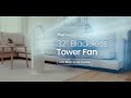 Pro Breeze 32-Inch Bladeless Tower Fan and Air Purifier