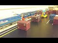 Nゲージ：ジオラマ初挑戦　コンテナ列車の積み込みホームを作ってみた