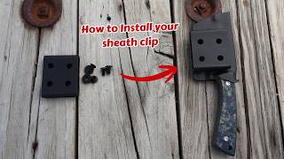 Kydex Belt Clip Install