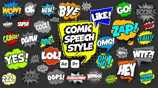 Comic Speech Style Premiere Pro Tutorial